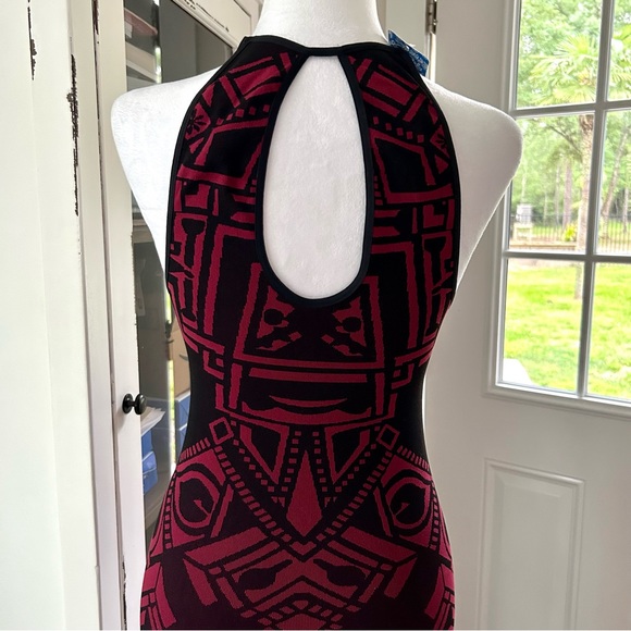 Free People Black and Red Midi Dress - Picture 7 of 14